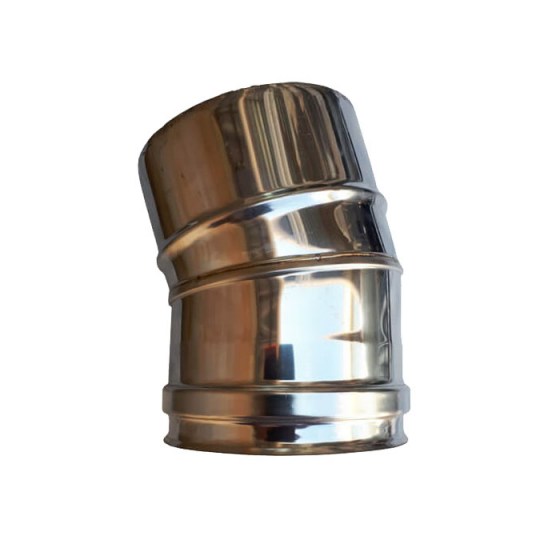 ΑΝΟΞΕΙΔΩΤΗ ΗΜΙΓΩΝΗ ΚΑΜΙΝΑΔΑ ΔΙΠΛΟΥ ΤΟΙΧΩΜΑΤΟΣ 15°